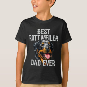 Vatertag . Bester Rottweiler-Vater überhaupt Hund T-Shirt