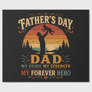 Vatertag Bester Vater Aller Zeiten Vintage Geschenkpapier