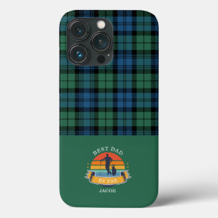 Vatertag Bester Vater Par Kariert Tartan Custom Case-Mate iPhone Hülle
