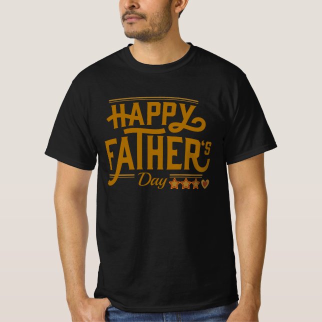 Vatertag Bester Vater T-Shirt (Vorderseite)