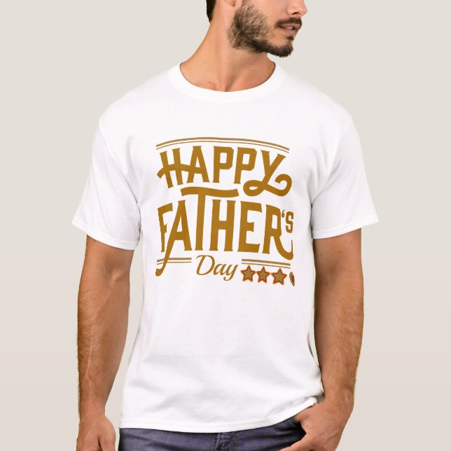 Vatertag Bester Vater T-Shirt (Vorderseite)
