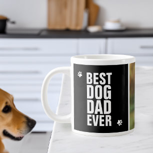 Vatertag Bestes Hund Papa Aller Zeiten Foto Jumbo-Tasse