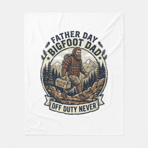 Vatertag Bigfoot Dad Shirt Dad Modus In The Wild Fleecedecke