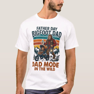 Vatertag Bigfoot Papa Shirt Camping Legende Vater