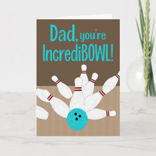 Vatertag Bowling Karte