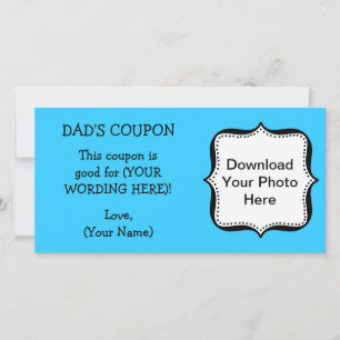 Vatertag COUPON FÜR VATER