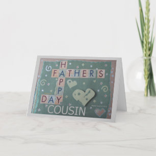 Vatertag - Cousin - Scrapbook Card Karte