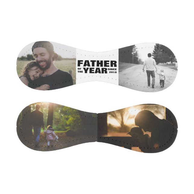Vatertag Custom Foto Collage Vater des Jahres Baseball (Paneele)