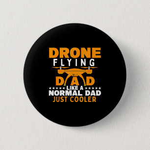 Vatertag-Drohne fliegender Vater wie ein normaler Button
