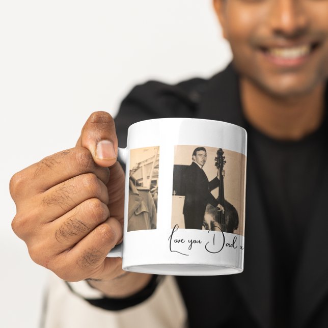 Vatertag Foto Collage Liebe Sie Vater Kaffeetasse (Von Creator hochgeladen)