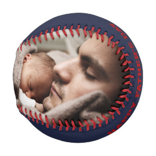 Vatertag Foto Personalisiert Baseball