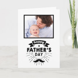 Vatertag Fotovorlage Personalisiert Karte