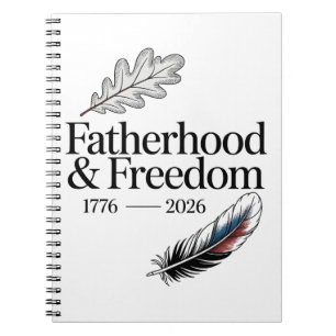 Vatertag & Freiheit 1776 - 2026 Notizblock