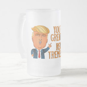 Vatertag Funny Trump Mattglas Bierglas