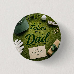 Vatertag für Golf-Daddy Button