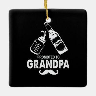 Vatertag für Großvater Keramikornament