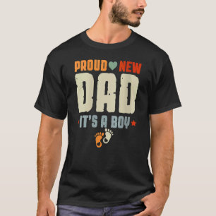 Vatertag für Vater Männer stolz New Dad sein Junge T-Shirt