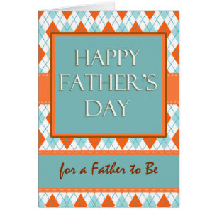 Vatertag für Vater sein, Raute Design