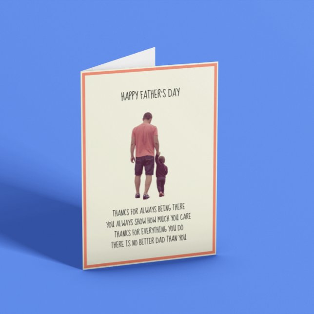 Vatertag Gedicht Karte (Von Creator hochgeladen)