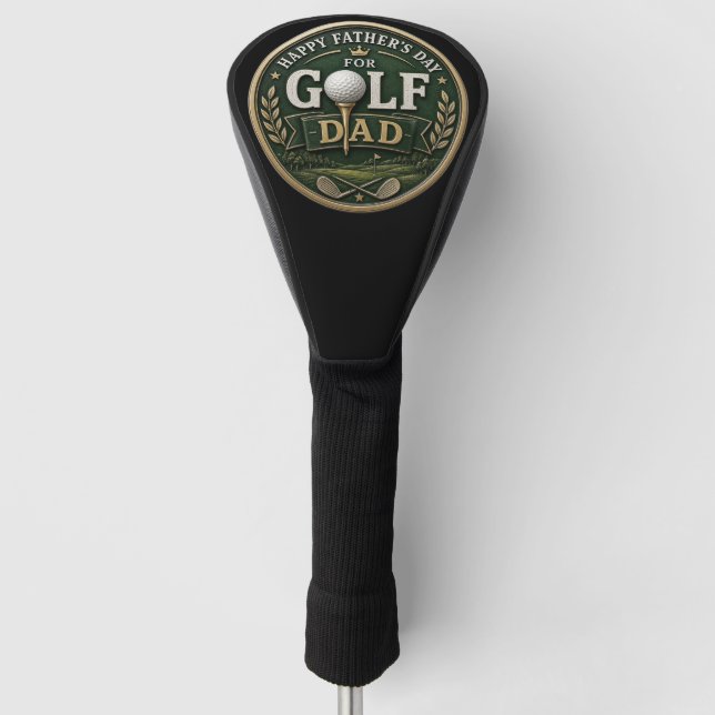 Vatertag Golf-Vater  Golf Headcover (Vorderseite)