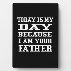 Vatertag   Heute ist Papa Day Fotoplatte