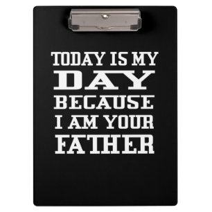 Vatertag   Heute ist Papa Day Klemmbrett