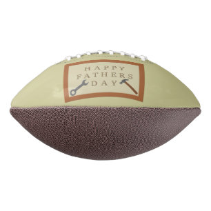 Vatertag Holzschild Football