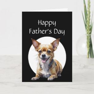 Vatertag Humor Chihuahua Hund Karte