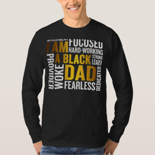Vatertag Ich bin schwarzer Vater Black Vater Black T-Shirt