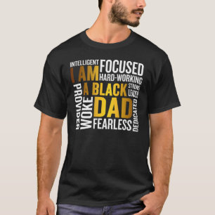 Vatertag Ich bin schwarzer Vater Black Vater Black T-Shirt