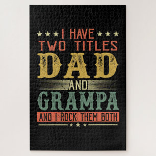 Vatertag Ich habe zwei Titel Vater und Grampa