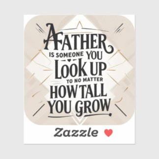 Vatertag Inspiration Aufkleber