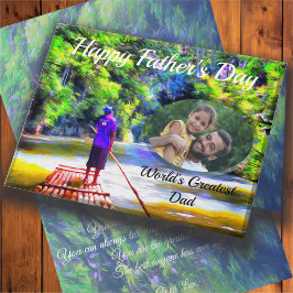 Vatertag Jamaikanischer Fluss Raft Ride J001 Karte