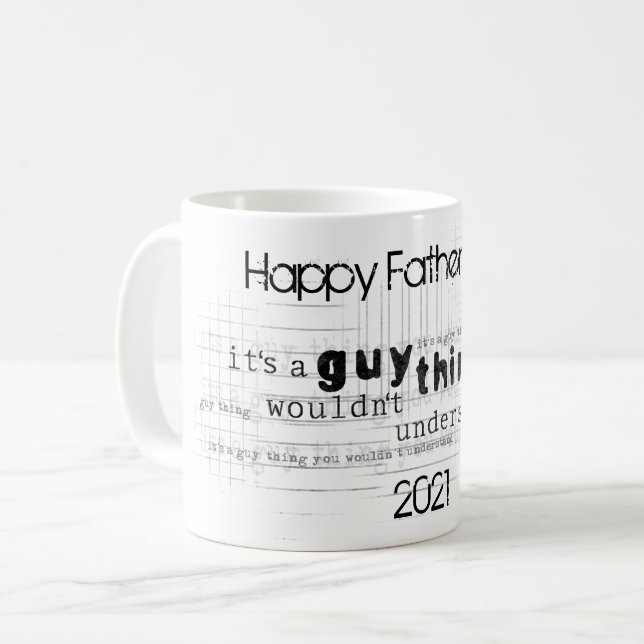 Vatertag Kaffeetasse (Vorderseite Links)