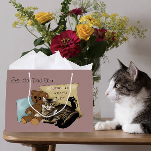 Vatertag Katze Große Geschenktüte