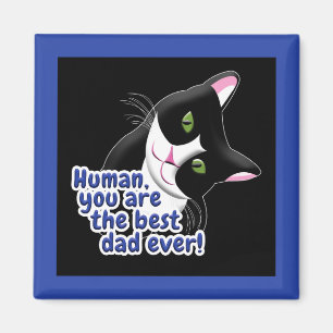 Vatertag Katze Magnet