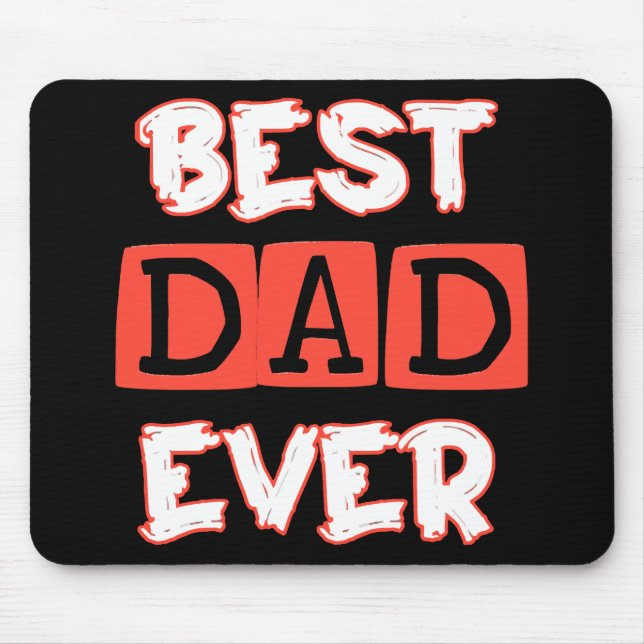 Vatertag Liebe Bester Vater je - Stilvolle Hommage Mousepad (Vorne)