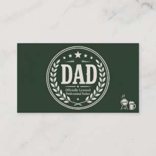 Vatertag Lustige Papa Geschäft Geschenke Visitenkarte