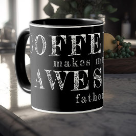 Vatertag lustige Typografie Zitat Geschenk für Vat Tasse