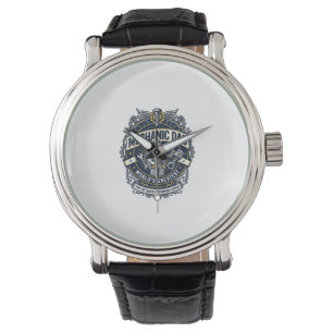 Vatertag Mechaniker Papa Shirt Lustiges Arbeitende Armbanduhr