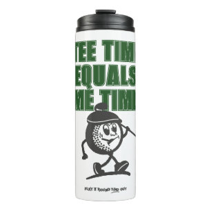 Vätertag Morgen-Scramble-Tee-Zeit ist gleich Meine Thermosbecher
