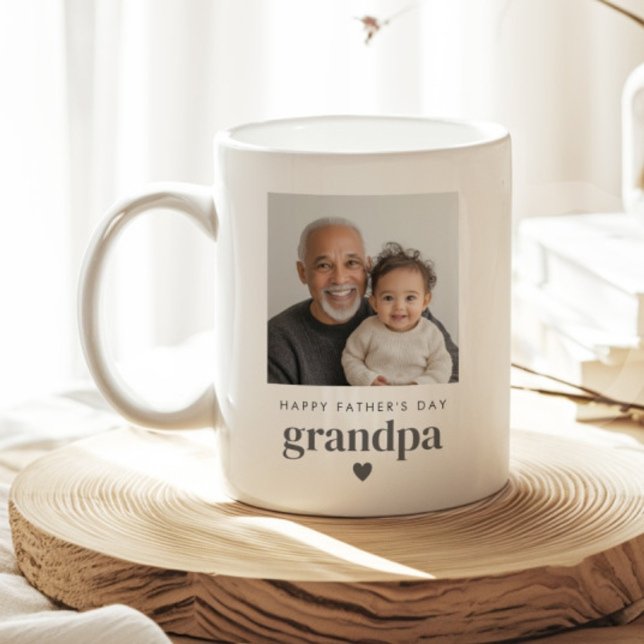 Vatertag-Opa-Foto-Kaffeetasse Kaffeetasse (Von Creator hochgeladen)