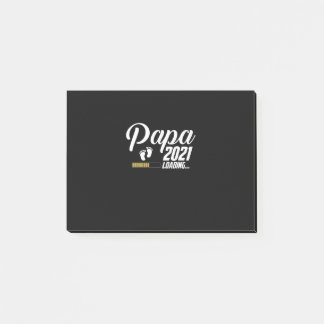 Vatertag | Papa Loading 2021 Erster Vater Post-it Klebezettel