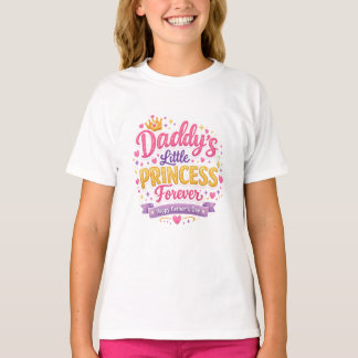 Vatertag Papa & Tochter Süßes Liebesdesign T-Shirt