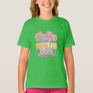 Vatertag Papa & Tochter Süßes Liebesdesign T-Shirt