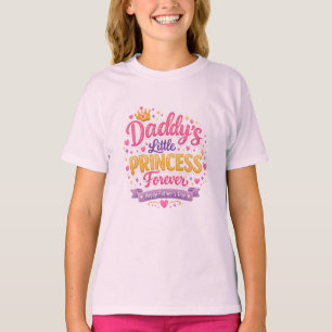 Vatertag Papa & Tochter Süßes Liebesdesign T-Shirt