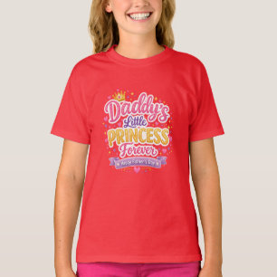 Vatertag Papa & Tochter Süßes Liebesdesign T-Shirt