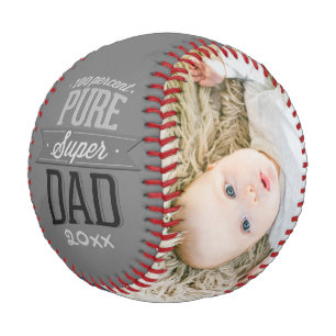 Vatertag Personalisiert Pure Super Vater Baseball
