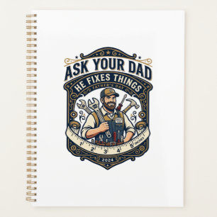 Vatertag Reparatur Papa T-Shirt Frag Deinen Papa E Planer