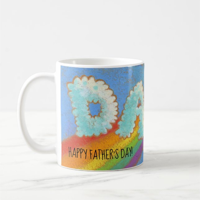 Vatertag Rotes Flugzeug Skywriter Kaffeetasse (Links)